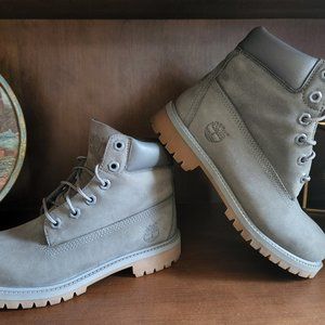Timberland A14ZZ  Gray 6" Premium Boot Women's Size 7/5Y NWOT